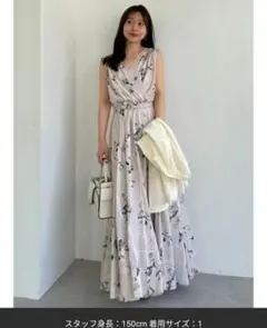 カシュクールワンピース ロングワンピース