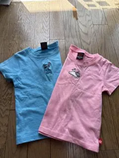 ディズニー 半袖Tシャツ 2枚 100cm スティッチ マリー