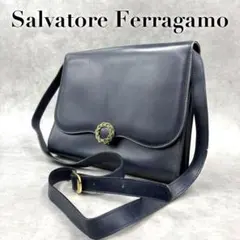 Salvatore Ferragamo フェラガモ ショルダーバッグ 네이비