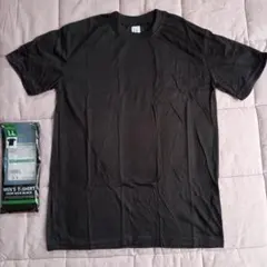 メンズ Tシャツ クルーネック ブラック LL
