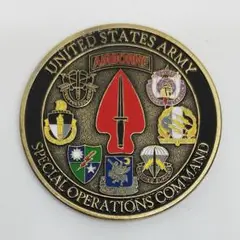 ★１９８０年代＊アメリカ軍＊陸軍＊１０１空挺師団チャレンジコイン（実物） ☆1980年代＊アメリカ軍＊陸軍＊101空挺師団チャレンジ