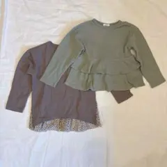 PAIR MANON 長袖カットソー 110cm 2枚セット