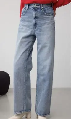 ジーンズ デニム デニムパンツ AZUL DENIM ハイウエストワイドデニム