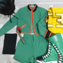 HUNTER×HUNTER　ゴン　コスプレ衣装 一式セット【処分まで残り2日】 HUNTER×HUNTER ゴン コスプレ衣装 一式セット【処分まで残り2日
