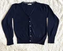 earth music & ecology カーディガン（Mサイズ）ネイビー