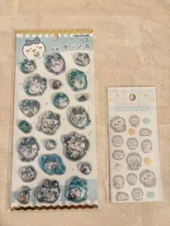 ちいかわ ミニミニぷっくりシール ウォーターインシール ハチワレ