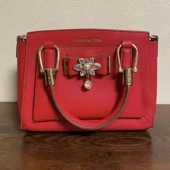 Samantha Vega サマンサベガ 2WAY ミニバッグ ショルダー 赤