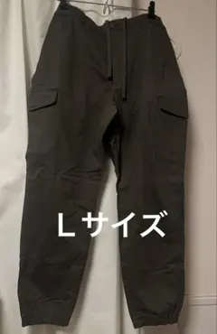 ユニクロ カーゴジョガーパンツ L カーキ イージーパンツ ストレッチ