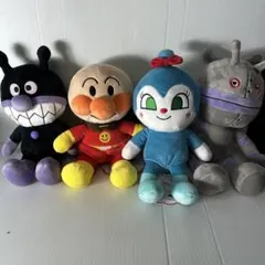 アンパンマン ふわりんスマイルぬいぐるみ 4体セット