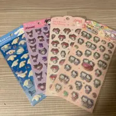 サンリオ ぷくっとシール キャラクターシール4枚セット