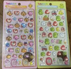 【正規品】たまごっち ボンボンドロップシール　めめっち　くちぱっち　2点セット