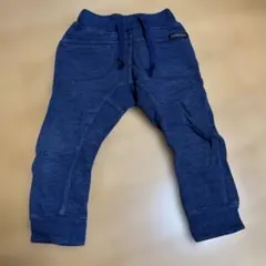 ネイビー ロングパンツ ポケット付き