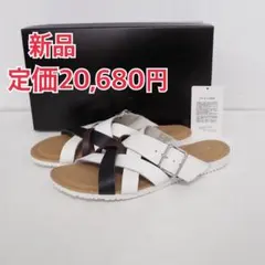 新品 定価20680円 ニコル クラブ フォーメン イタリア製 レザー 