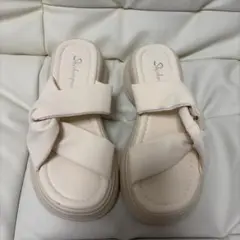 Shishangnuxie 厚底サンダル　ライトベージュ
