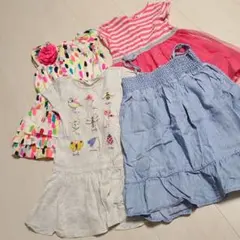 まとめ売りGAPKIDS　H&M　❤️サイズ90～100ワンピース4着セット❤️