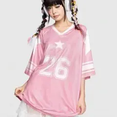 ROMWE Avant リラックススタイル スポーツプリントルーズTシャツのサムネイル