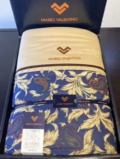 【未使用】シルク混肌掛けふとん MARIO VALENTINO