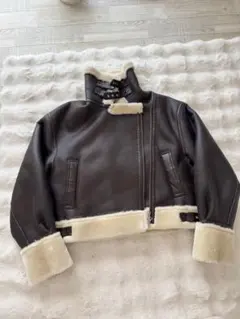 ジャケット、アウター、コート、フェイクムートン