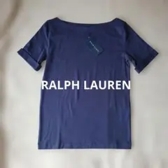 【新品未使用タグ付き】RALPH LAUREN 半袖 Tシャツ ネイビーのサムネイル