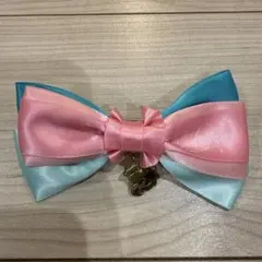 ディズニーリゾート　アリエル　ヘアバレッタ　リボン　フランダーチャーム付