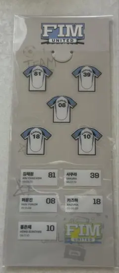 LE SSERAFIM FCキット シール