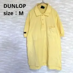 DUNLOP ダンロップ 半袖ポロシャツ スリット イエロー M 1905のサムネイル
