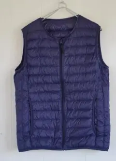 UNIQLO ユニクロ ウルトラライトダウン　ベスト　ジャケット　紫・紺系