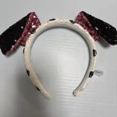 ディズニー　ダルメシアン　スパンコール　カチューシ　101匹わんちゃん