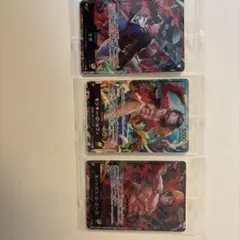 ワンピース カードゲーム 非売品　　ルフィー、サボ、エース　　3枚セット
