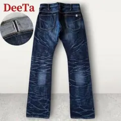 y2k DeeTa 鬼ヒゲ ハチノス セルビッチ W30 赤耳 007 デニムのサムネイル
