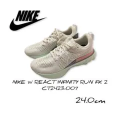 ナイキ ウィメンズリアクト インフィニティRUN FK 2 CT2423-007