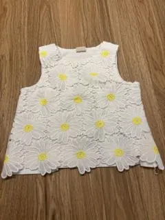 petit main デイジー柄 ノースリーブ 80cm