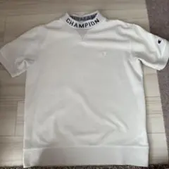 Champion Vネックホワイトシャツ