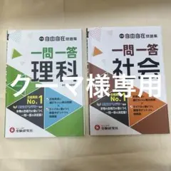 自由自在 問題集 理科 社会 一問一答