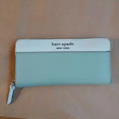 ケイトスペード 長財布 ミントグリーン - メルカリ