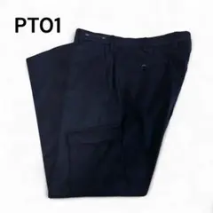 PT01 ウールカーゴパンツ　チャコールグレー