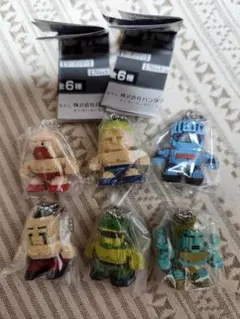 キン肉マン　ドットフィギュアチャーム　全６種　コンプリート　ガチャガチャ