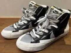 美品Nike×Sacai blazer Mid ホワイト/ブラック 26.5cm