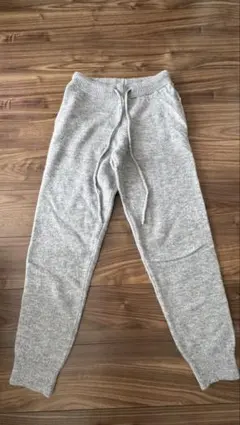 ZARAグレー ジョガーパンツ ウール混紡