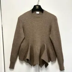 新品未使用タグ付き　SONO ソーノ ペプラムドットブラウス　日本製 中古・古着通販】Sono (ソーノ) ドットジャガードペプラム