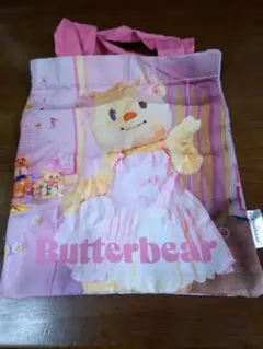 Butterbear ガチャ ミニトートバッグ ピンク