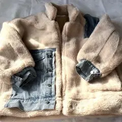 韓国ショップで購入 デニム モコモコ ジャケット アウター 秋冬