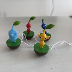 ゆらゆらピクミン ４個セット（紐付き）