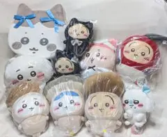 ちいかわ きのこ着ぐるみBIGぬいぐるみうさぎハチワレクッションまとめ売り10点