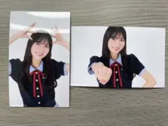 河田陽菜 日向坂46 14th制服 ミニ生写真 2種コンプ