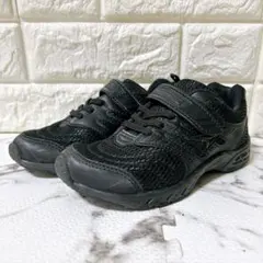 瞬足 スニーカー 19 EE ブラック キッズ