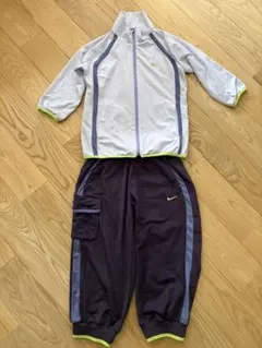 NIKE 七分丈ジャージ上下セット ライトパープル×ダークパープル
