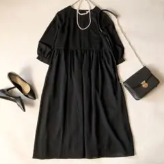 【美品】東京ソワール Rifanne リファンネ セレモニーワンピース シフォン
