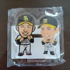 セ・パ交流戦　若鷹ガチャ　柳田選手　阪神タイガース 佐藤選手　アクリルスタンド