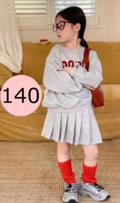 スウェット　スカート　セットアップ　韓国子供服　女の子